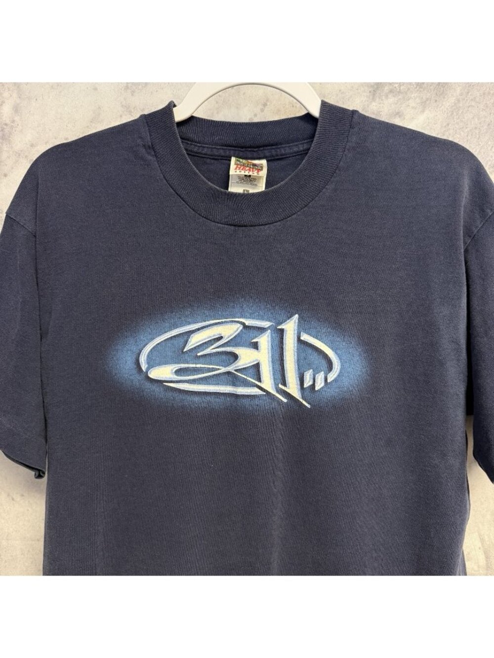 Vintage 90s 311 Band Tee Mens Large Blue 1995 Alien Single Stitch T Shirt